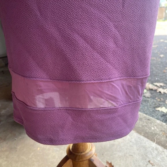 Fashion Nova Purple Dress w/ see through accents - Picture 7 of 8